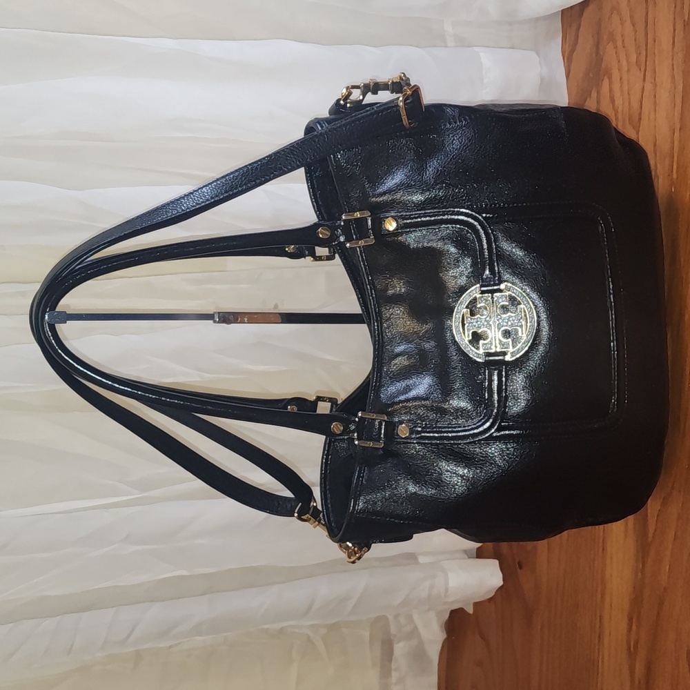 TORY BURCH Amanda Hobo Purse w/ Crossbody Strap